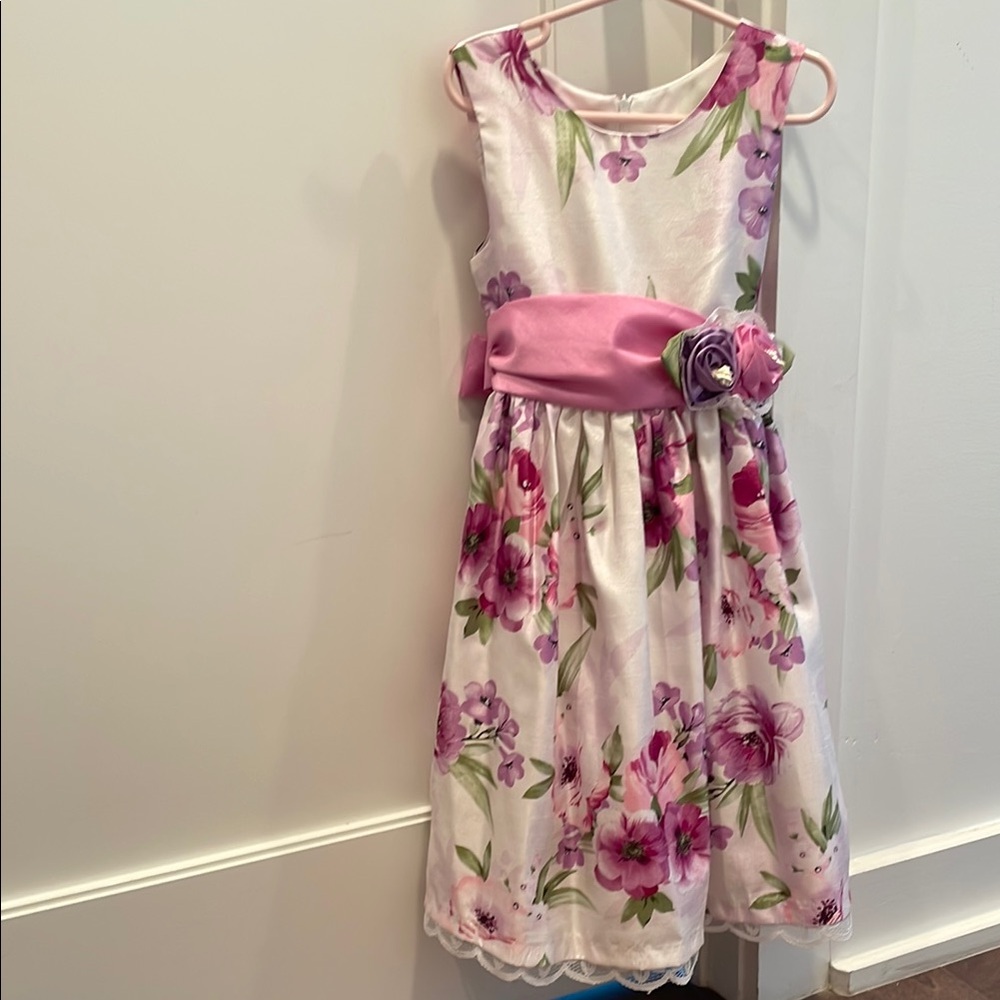 Floral Formal Kids Dress